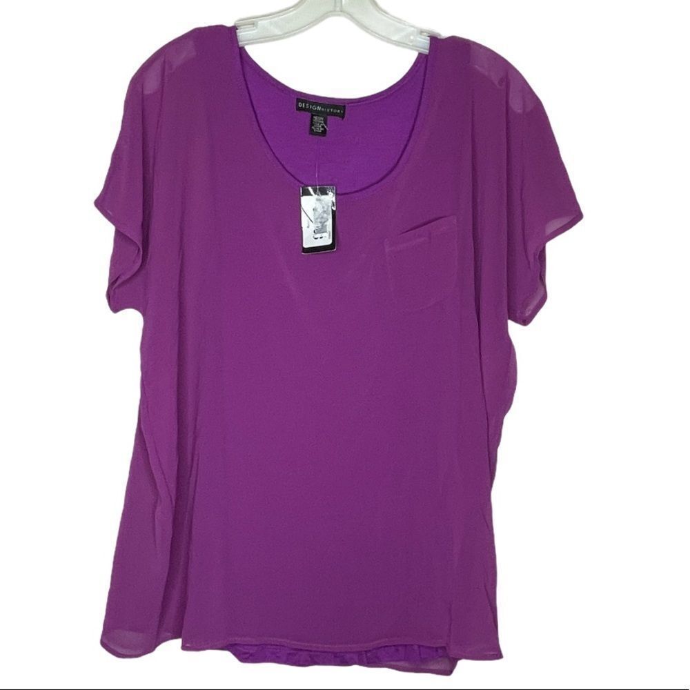 Design History‎ Top Summer Plum nwt
